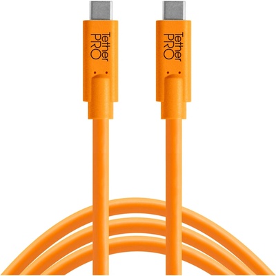 Tether Tools CUC15-ORG USB-C na USB-C, 4,6m, oranžový