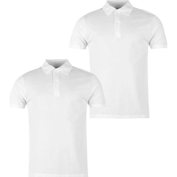 Donnay Two Pack Polo Shirts Mens white