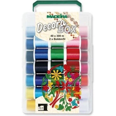 Vyšívací nitě Madeira Decora box (40x300m)