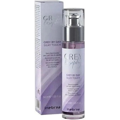 Inebrya Sérum pro šedé a platinové vlasy Grey By Day (Silky Touch) 50 ml
