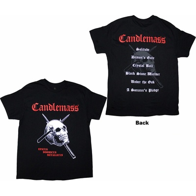 Candlemass tričko Epicus Doomicus Metallicus čierne
