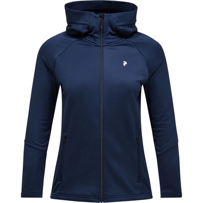 Peak Performance Дамско поларено яке Peak Performance Women's Rider Essentials Zip Hood Fleece jacket - Blue Shadow - размер XL (105-6221-0216)