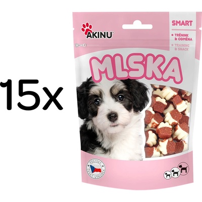 Akinu MLSKA Mini tlapičky pamlsek 15 x 70 g