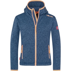 TROLLKIDS Детско поларено яке Trollkids Girl's Jondalen Jacket XT Fleece jacket - Navy / Coral Haze - размер 128 (EU) (703-2534-1617)