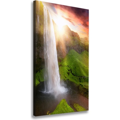 Vertikálny foto obraz na plátne do obývačky Vodopád 50x100 cm