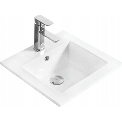 Mexen Stella мивка вградена в плот 41 x 41 cm, бяла - 25454100 (25454100)