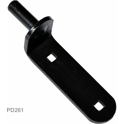 Kovanie 150 x 35 x 4 mm, ø 14 mm, povrch čierny lak