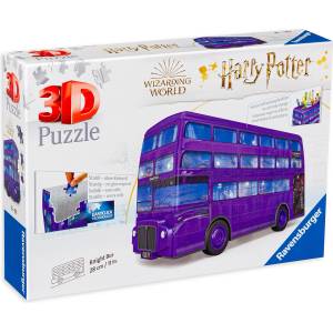 Ravensburger 3D Пъзел Ravensburger от 216 части - Автобусът на Хари Потър (11158)