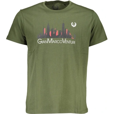 Gian marco venturi Мъжка тениска с къс ръкав gian marco venturi, Цвят Зелен (au00782-alvaro_verde_military-green)