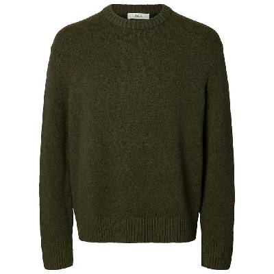 Блуза Selected Alex Relaxed Fit sweater - Green (Forest Night)