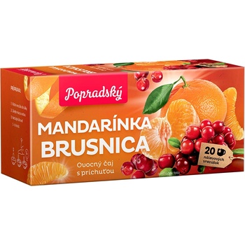 Popradský ovocný čaj Mandarínka brusnica 40 g