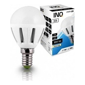 INQ LED žárovka E14 ilum.5W P45 Teplá bílá