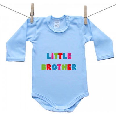 Boodyy Modré body s dlhým rukávom Little brother