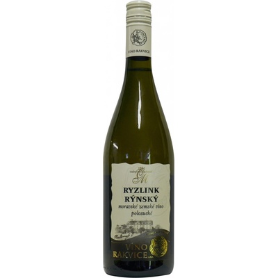 Víno Rakvice Ryzlink rýnský moravské zemské 13% 0,75 l (holá láhev)