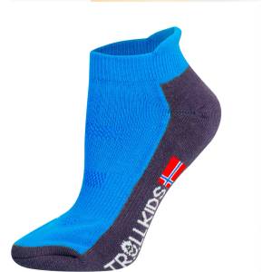 Trollkids Детски спортни чорапи Trollkids Kids Hiking Low Cut Socks II 2-Pack Sports socks - Medium Blue - размер 23-26 (EU) (201-3046-0412)