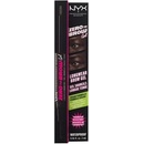 NYX Professional Makeup Zero To Brow barevný gel na obočí 08 Black 2 ml