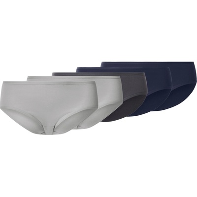 esmara Dámské kalhotky Hipster 5 kusů navy modrá antracitová světle šedá