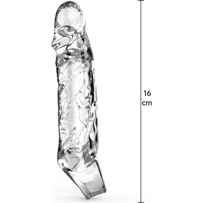 ToyJoy Get Real Extension Sleeve Medium clear prodlužovací návlek na penis