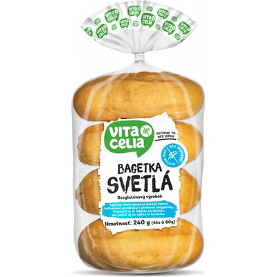 Vitacelia Bagetka bezlepková svetlá 240 g