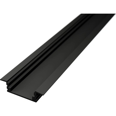 TopLux RC1-B černý vestavný hliníkový profil LP301B