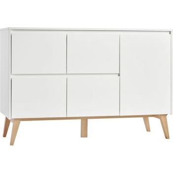 Pinio Бял детски скрин , 148 x 92 cm Swing - Pinio (034-024-310)