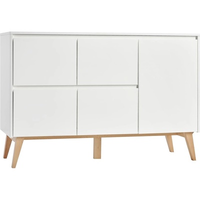 Pinio Бял детски скрин , 148 x 92 cm Swing - Pinio (034-024-310)