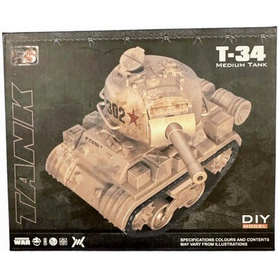 Raya Toys Модел за сглобяване Raya Toys - Танк T-34 (514123453)