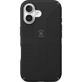 Speck Калъф Speck Candyshell Grip, MagSafe, За iPhone 16, Black (24719)