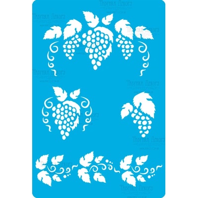 Šablona plast VINNÁ RÉVA 15x20 cm /FDTR 274/