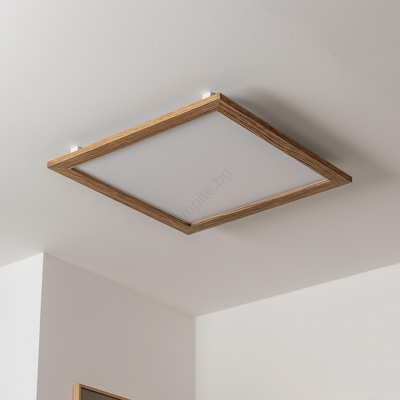 Brilagi - LED Плафониера SLIMFRAME WOOD LED/58W/230V 64x64 см кафяв (BG1542C)