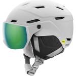 Smith Optics Детска ски каска Smith Kid's Survey Mips S3 (VLT 10%) Ski helmet - Matte White / Green Mirror - размер M 48-53 cm (418-0799-0211)
