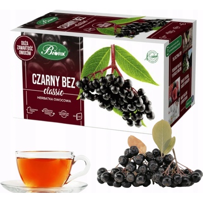 BiFix Classic Ovocný čaj Baza čierna 20 x 2,5 g