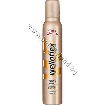 Wella Пяна за коса Wellaflex Curls and Waves, p/n WE-3000071 - Пяна за силна фиксация на къдрава коса (WE-3000071)