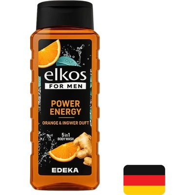 Elkos Men Power Energy 5v1 sprchový gel s mentolem 300 ml