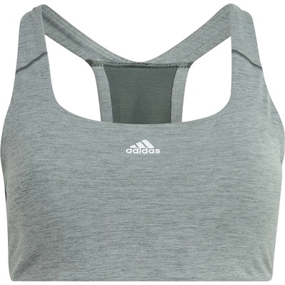 adidas Women's Medium Impact Sports Bra - Grey