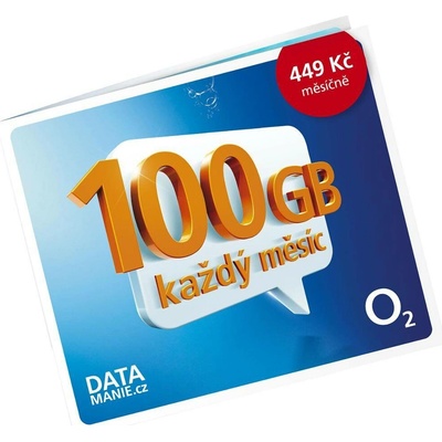 O2 - 100GB DAT na měsíc