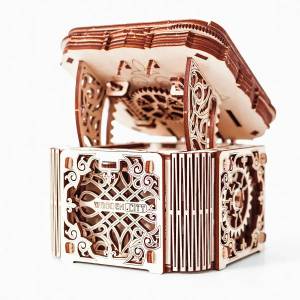 Wooden City Дървен 3D пъзел Wooden City, серия Decoration - Кутия със загадка (WR315)