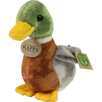 Rappa Плюшена играчка Rappa Еко приятели - Зеленоглава патица със звук, 22 cm (251052)