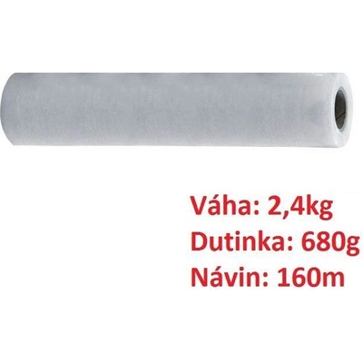 Ruční stretch folie šíře 500 mm, síla 23 my, 2,4 kg - Průhledná