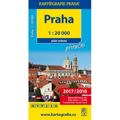 Praha Příruční plán města 1:20 000