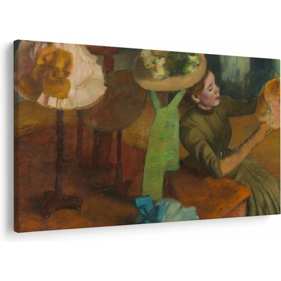 Obraz - Edgar Degas, The Millinery Shop, reprodukcia, jednodielne 150x100 cm