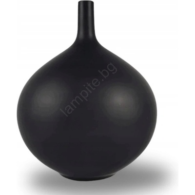 Estilo Home Керамична ваза 24 см, матова черна (eh0024)