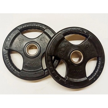 S-Sport Гумиран диск за щанга, 51 мм - 2x10 кг S-SPORT