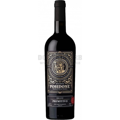 Primitivo Organico Posidone Corvezzo 14% 0,75 l (holá láhev)