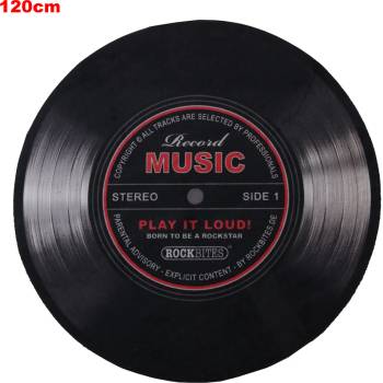 Image 1 of Rockbites килим Запис Музика - Schwarz - ROCKBITES - 101009