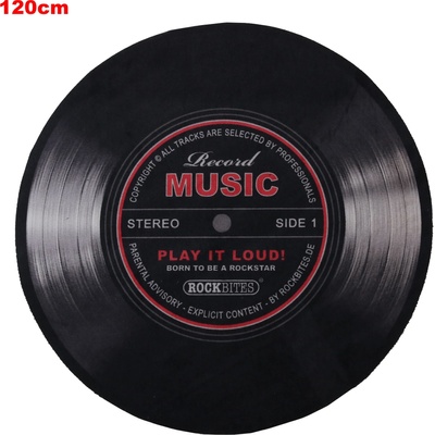 Rockbites килим Запис Музика - Schwarz - ROCKBITES - 101009