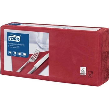 Tork servítky 1/4 OHYB 3 VRSTVY LUNCH BORDOVÉ 33X33cm