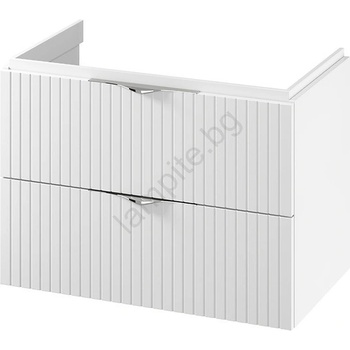 Cersanit S1015-004 - Подвесен шкаф за баня под мивка TIRSO 80x45 см бял (CS0217)