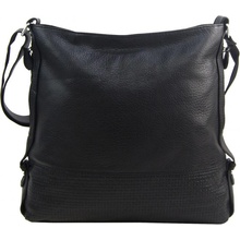 Moderní crossbody dámská kabelka 67-MH černá