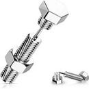 Šperky4U falešný piercing do ucha šroub FP103-ST